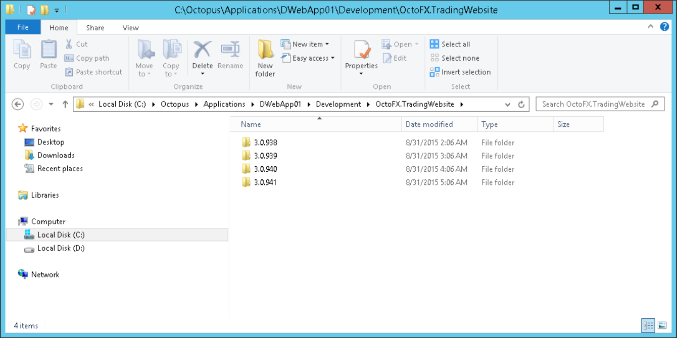 Multiple package directories on a Tentacle